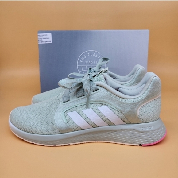 adidas gazelle silver green womens Shop Gold, White Womens adidas Edge Lux 5 Running Shoes – Shoebacca main image 0
